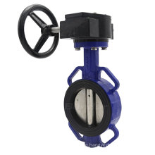 Bundor JIS DN65 PN10 Ductile iron wafer butterfly valve EPDM seated butterfly valve for air water